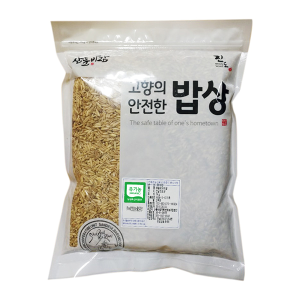 산들바람 국산 유기농 2022년산 햇 귀리쌀 500g/1kg