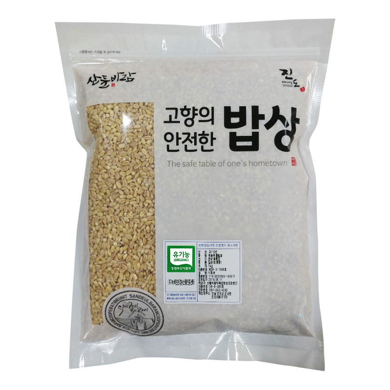 산들바람 2022년산 국산 유기농 통밀쌀 1kg